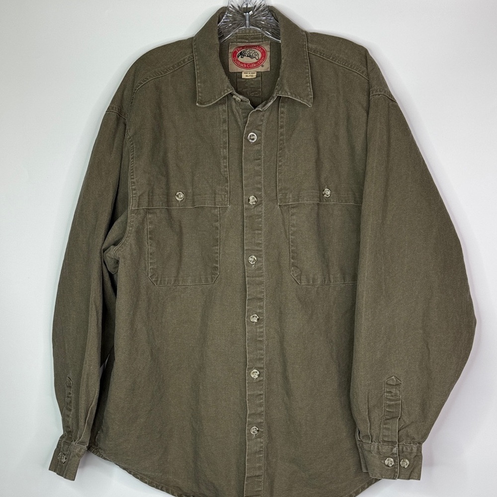 The Australian Outback Collection Organic Cotton Hemp Brown Button Down Shirt